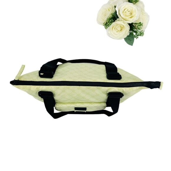 Vintage Ralph Lauren Monogram Nylon Tote Hand Bag Purse Green Y2K - Picture 11 of 13